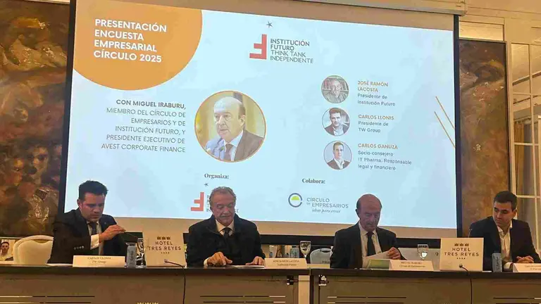 Presentaci&oacute;n de la encuesta empresarial de 2025 del C&iacute;rculo de Empresarios y la Instituci&oacute;n Futuro.