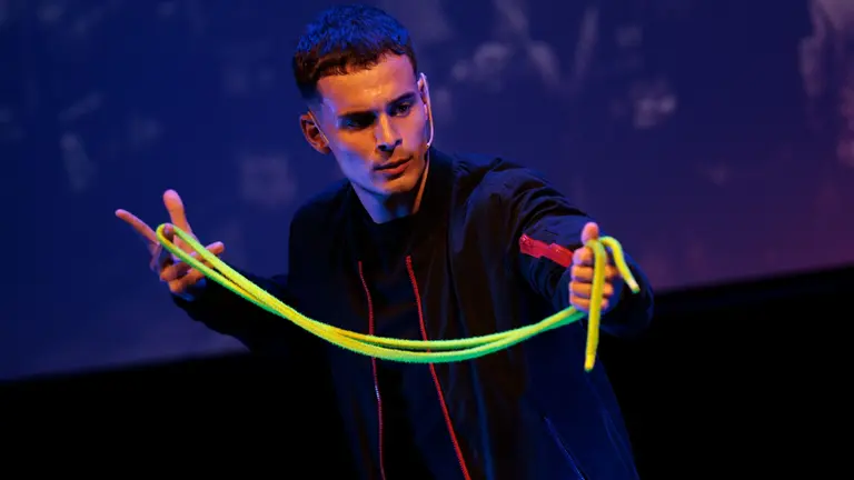 El ilusionista Peio Rivas. CEDIDA