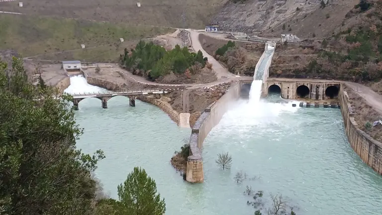 Imagen del embalse de Yesa. EUROPA PRESS