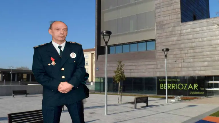 Juan Ceballos, jefe de la Polic&iacute;a Municipal de Berriozar.