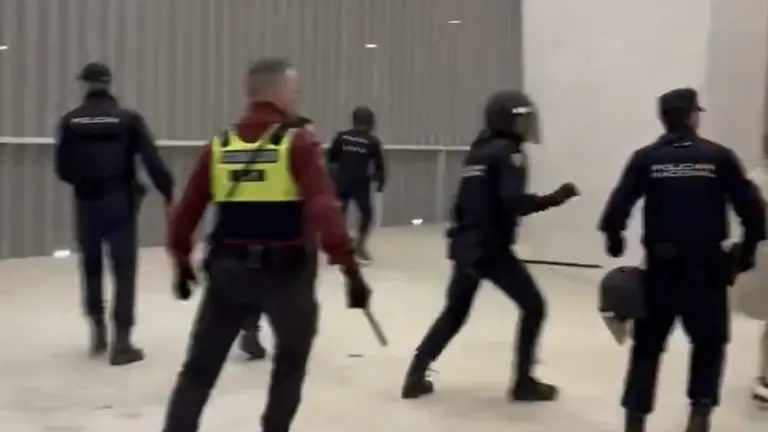 Imagen captada en redes sociales de los disturbios ocurridos en el Sadar