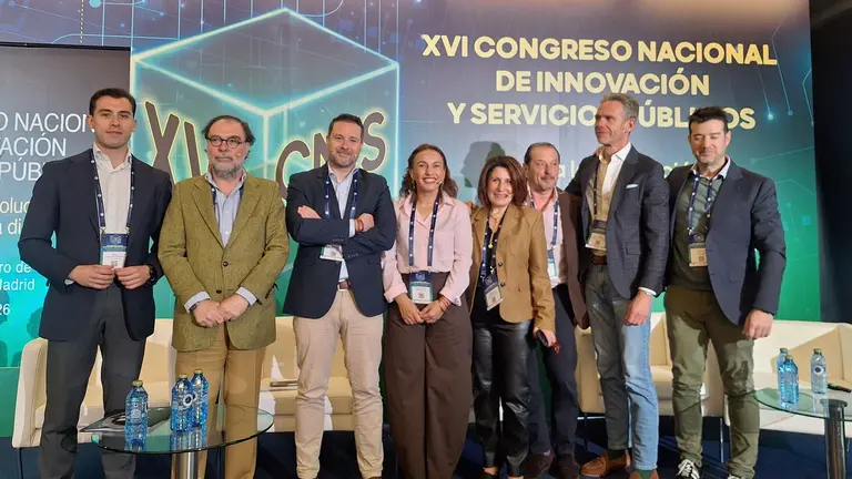 Alejandro Toquero, en su participaci&oacute;n en el Congreso Nacional de Innovaci&oacute;n y Servicios Municipales. AYUNTAMIENTO DE TUDELA