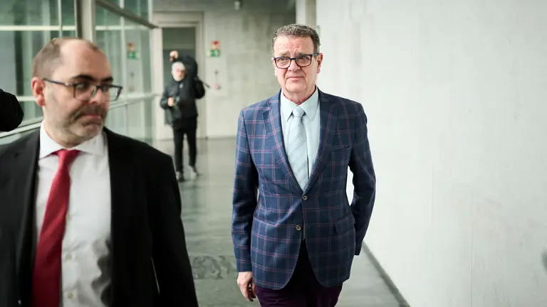 Comparecencia de Miguel Moreno Purroy, asesor fiscal y contable vinculado a las facturas del bar Franky, establecimiento bajo la lupa de la UCO en el marco de la investigaci&oacute;n que afecta a Koldo Garc&iacute;a y a figuras del entorno de Santos Cerd&aacute;n. PABLO LASAOSA