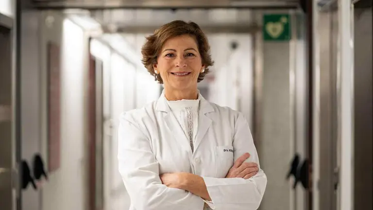 Maite Herr&aacute;iz, directora del Departamento de Digestivo de la Cl&iacute;nica Universidad de Navarra y una de las investigadoras principales del proyecto.