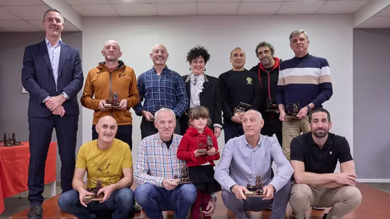 Imagen del reconocimiento a los bomberos jubilados. GOBIERNO DE NAVARRA