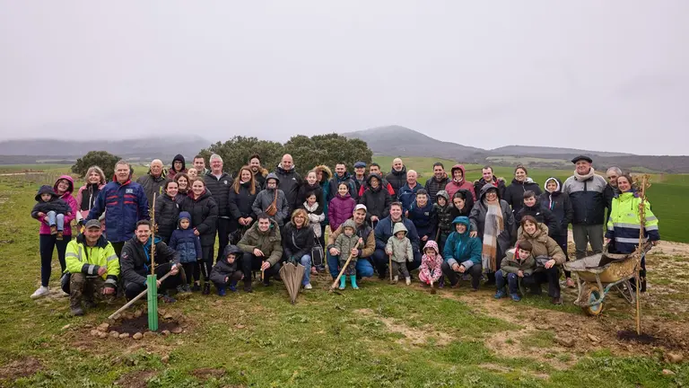 Actuaci&oacute;n de la reforestaci&oacute;n del espacio. MANCOMUNIDAD COMARCA DE PAMPLONA