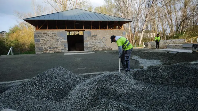 Actuaci&oacute;n en el Molino de Ilund&aacute;in, junto al r&iacute;o Arga. AYUNTAMIENTO DE PAMPLONA