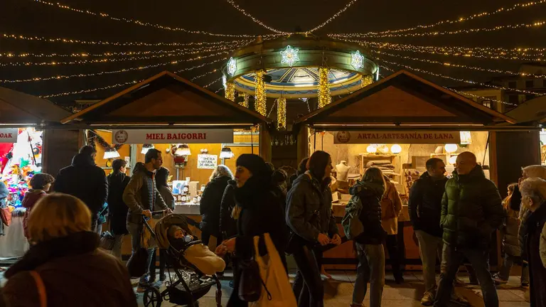 Feria de Navidad en la Plaza del Castillo. CEDIDA