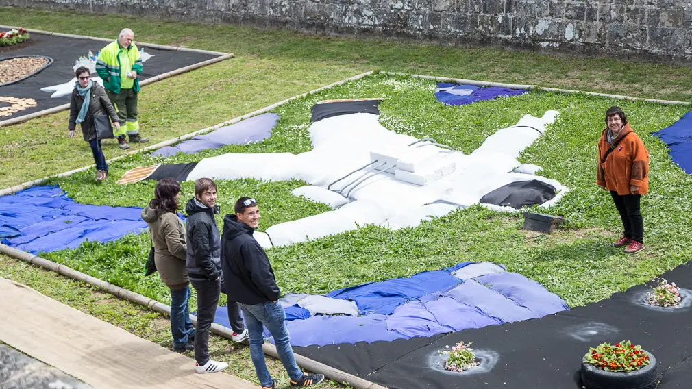 Un paseo en fotos por los jardines del universo que 500 escolares navarros han 'levantado' en la Ciudadela