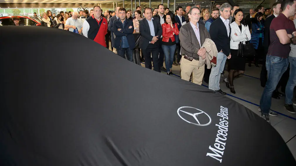En imágenes: la fiesta de bienvenida al nuevo Mercedes Clase A en el concesionario Gazpi de Tajonar