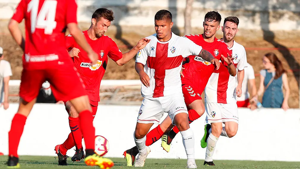 Una victoria muy trabajada: así ha vencido Osasuna al Huesca en el amistoso disputado en Fustiñana