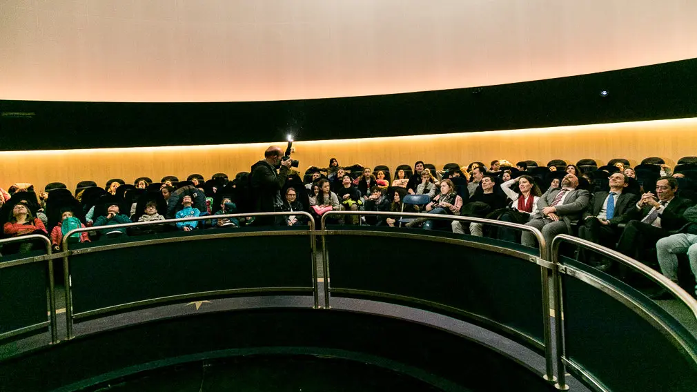 El ministro Pedro Duque en el Planetario de Pamplona: así ha sido su paso por la capital navarra