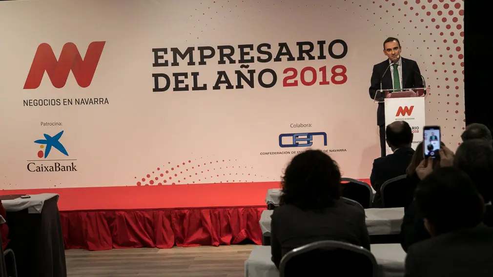 Las imágenes del premio 'Empresario del año' a Santiago Sala, director de APEX: una trayectoria impecable