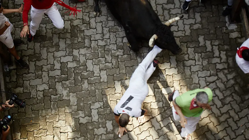 Los Cebada Gago vuelan en el segundo encierro: así han sido las carreras por las calles de Pamplona