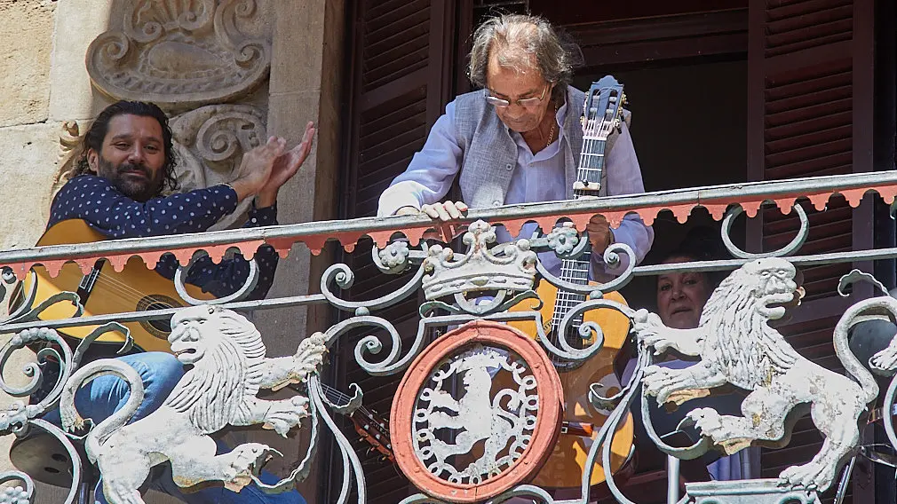 Pamplona, al ritmo del flamenco: Pepe Habichuela y Ketama llenan de arte la plaza del Ayuntamiento