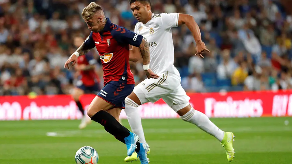Osasuna planta cara en el Bernábeu: las mejores imágenes del partido de los rojillos ante el Real Madrid