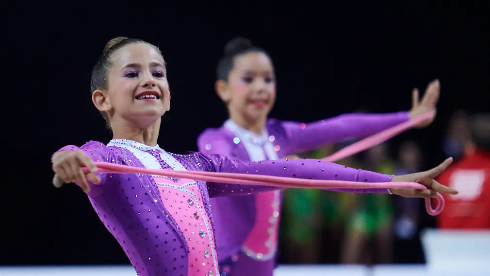Las mejores imágenes de la inauguración del Campeonato de España de gimnasia rítmica en Pamplona