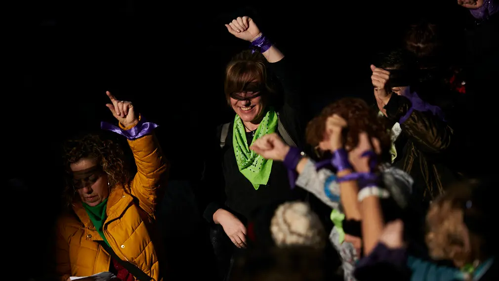 'No nos vamos a callar': así ha sido la protesta en Pamplona contra las violaciones de mujeres