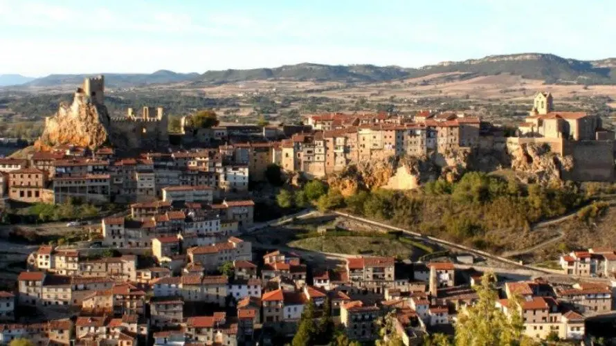 Pueblo de Frías en Castilla y León.