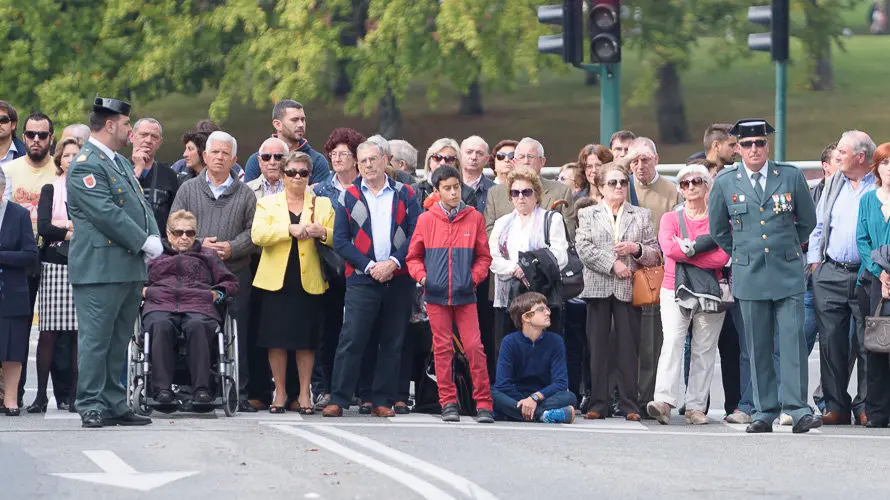 Dia del Pilar, 12 de octubre, Patrona de la Guardia Civil en Pamplona. PABLO LASAOSA