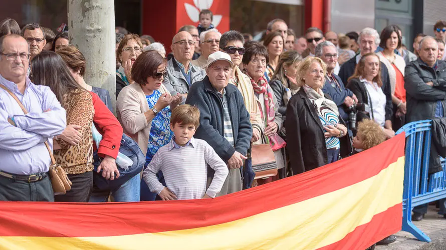 Dia del Pilar, 12 de octubre, Patrona de la Guardia Civil en Pamplona. PABLO LASAOSA