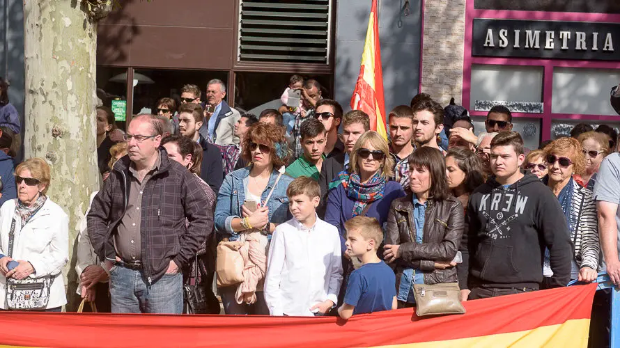 Dia del Pilar, 12 de octubre, Patrona de la Guardia Civil en Pamplona. PABLO LASAOSA