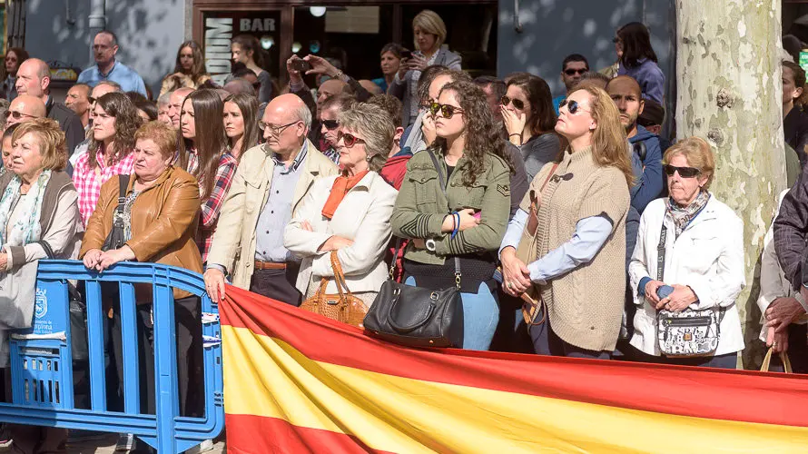 Dia del Pilar, 12 de octubre, Patrona de la Guardia Civil en Pamplona. PABLO LASAOSA