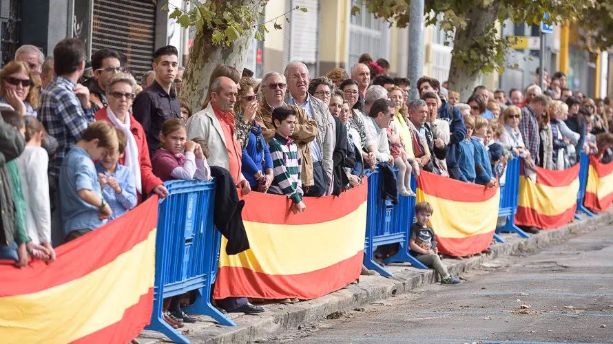 Dia del Pilar, 12 de octubre, Patrona de la Guardia Civil en Pamplona. PABLO LASAOSA