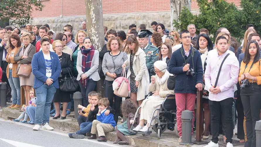 Dia del Pilar, 12 de octubre, Patrona de la Guardia Civil en Pamplona. PABLO LASAOSA