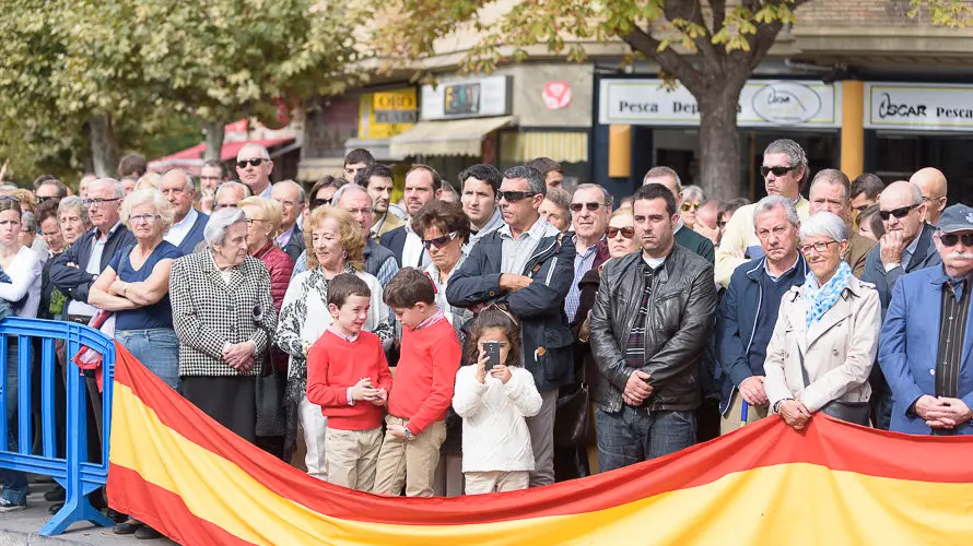 Dia del Pilar, 12 de octubre, Patrona de la Guardia Civil en Pamplona. PABLO LASAOSA