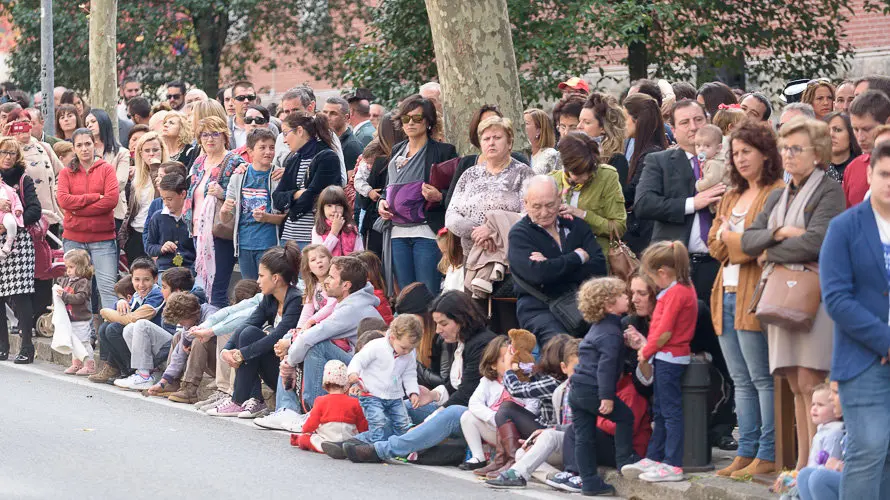 Dia del Pilar, 12 de octubre, Patrona de la Guardia Civil en Pamplona. PABLO LASAOSA