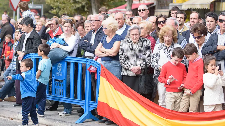 Dia del Pilar, 12 de octubre, Patrona de la Guardia Civil en Pamplona. PABLO LASAOSA