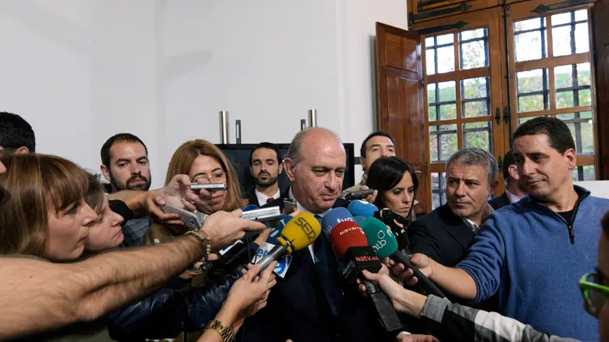 El ministro durante la inauguración de la exposición de la Policía Nacional en la Ciudadela. 3 PABLO LASAOSA