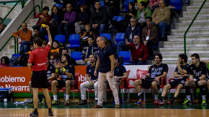Partido de la Liga Asobal entre Helvetia Anaitasuna y Ademar León (27-27). IÑIGO ALZUGARAY. -3
