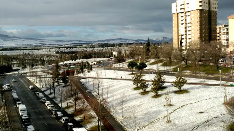Nieve en Azpilagaña.