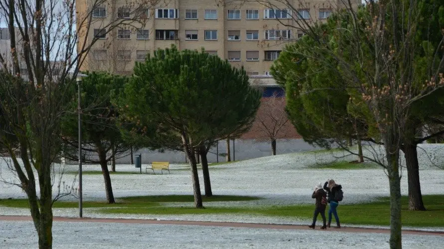 Nieve en el Parque Yamaguchi (6). ESCALADA
