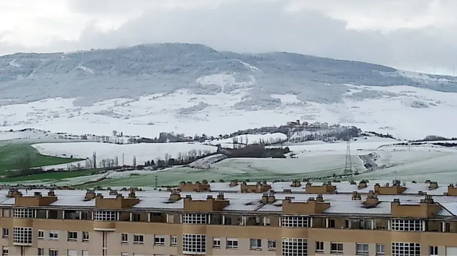 Nieve en el Perdón.