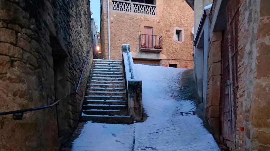 Nieve en San Martín de Unx 3. CHELO VALENCIA