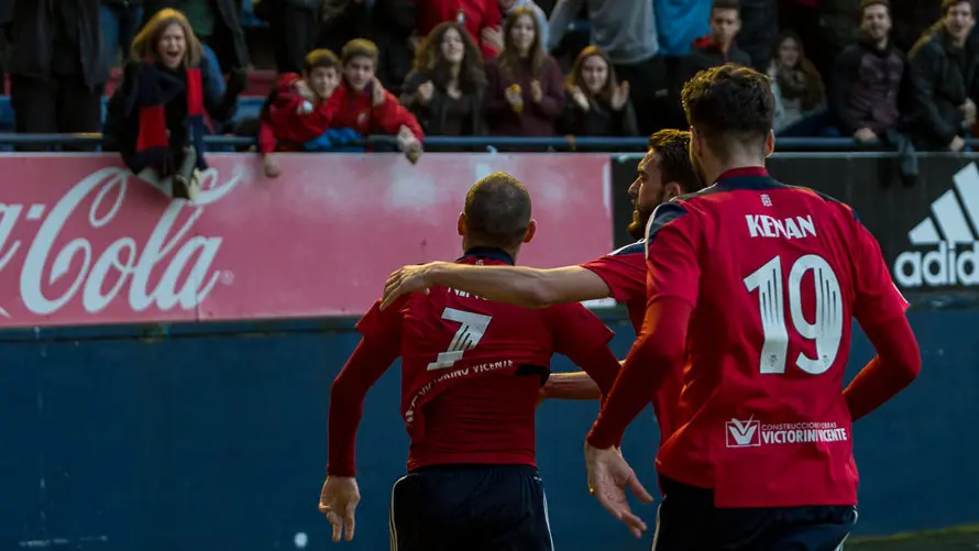 Partido entre Osasuna y Llagostera (3-0) celebrado en el estadio de El Sadar (23). IÑIGO ALZUGARAY