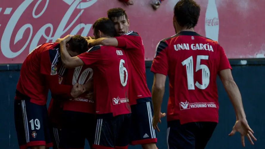 Partido entre Osasuna y Llagostera (3-0) celebrado en el estadio de El Sadar (24). IÑIGO ALZUGARAY