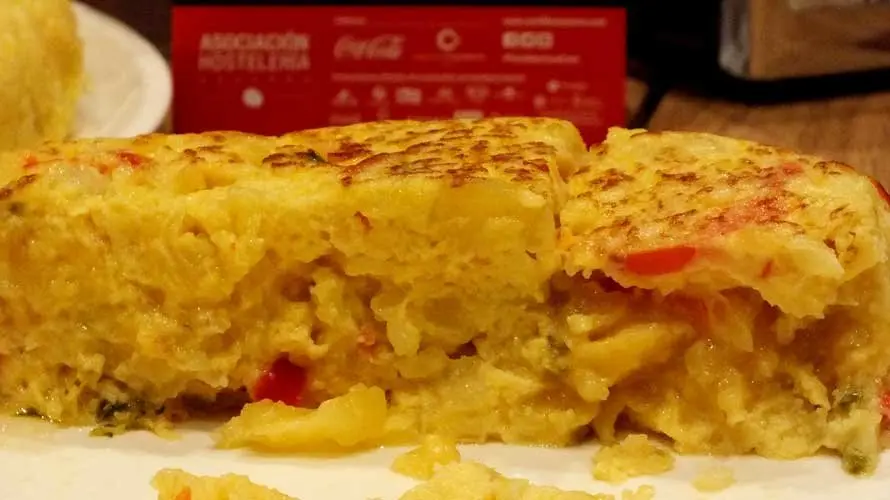Tortilla de patatas y verduras. S.REDÍN