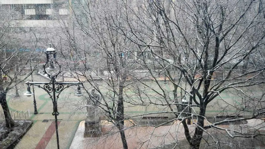 Nieve en Pamplona. S.REDÍN