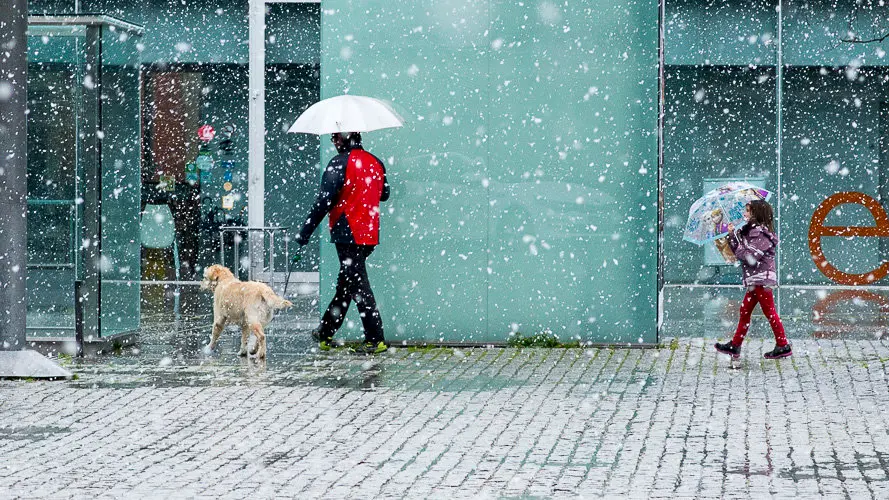 Nieve en PamplonA. PABLO LASAOSA 3