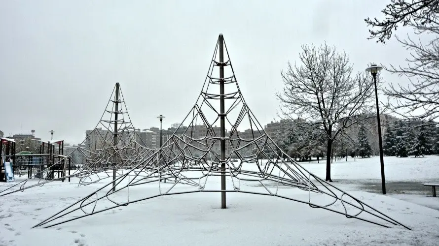 Parque de Yamaguchi nevado. ESCALADA
