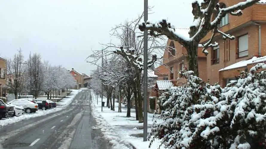 Nieve en Mutilva 2. S.REDÍN