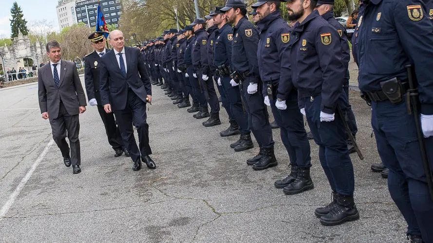 Acto institucional de la Policía Nacional en Pamplona. PABLO LASAOSA 4