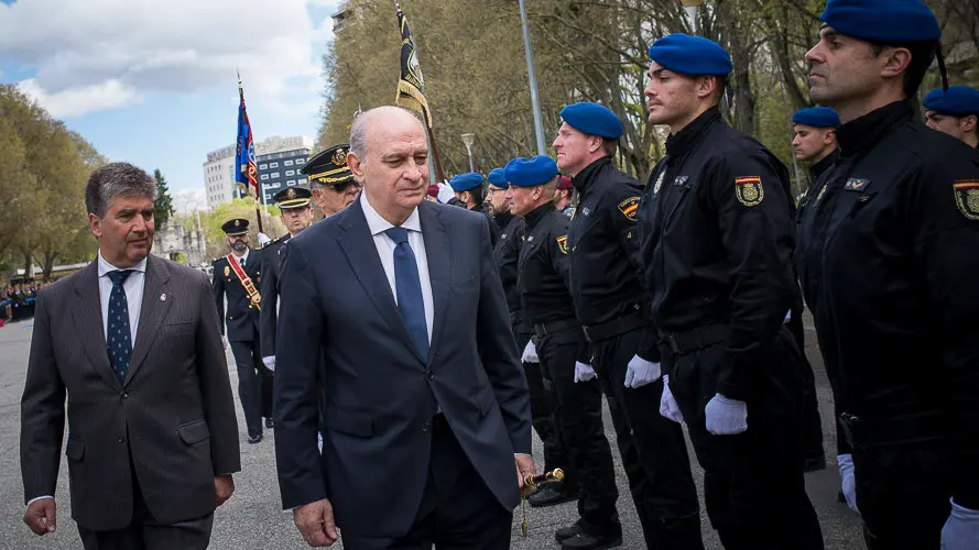 Acto institucional de la Policía Nacional en Pamplona. PABLO LASAOSA 5