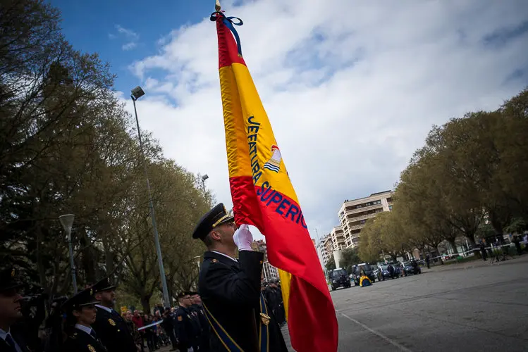 Acto institucional de la Policía Nacional en Pamplona. PABLO LASAOSA 6