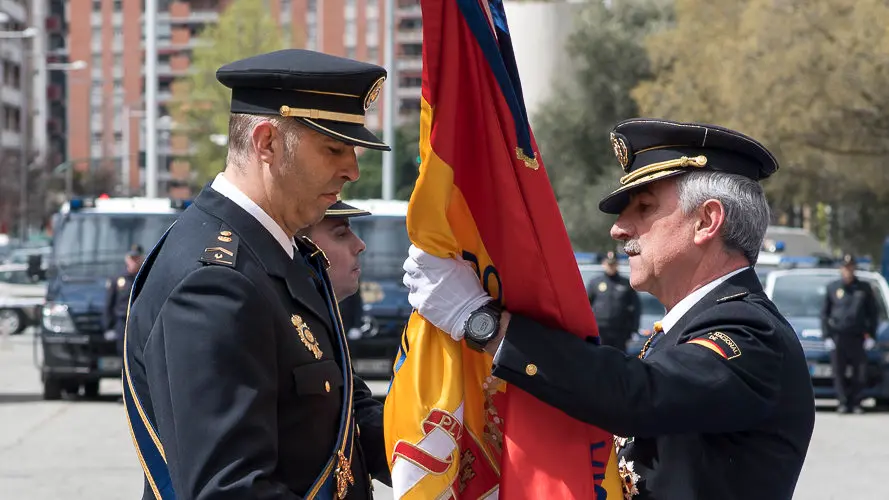 Acto institucional de la Policía Nacional en Pamplona. PABLO LASAOSA 9