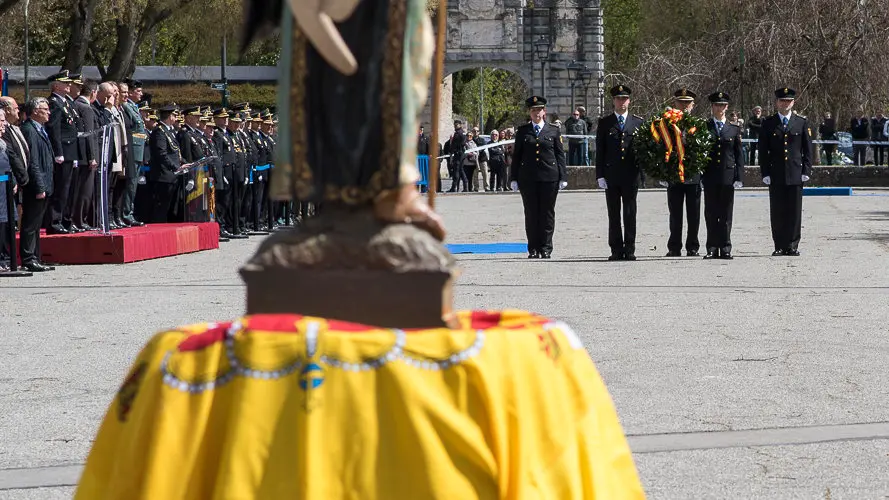 Acto institucional de la Policía Nacional en Pamplona. PABLO LASAOSA 10